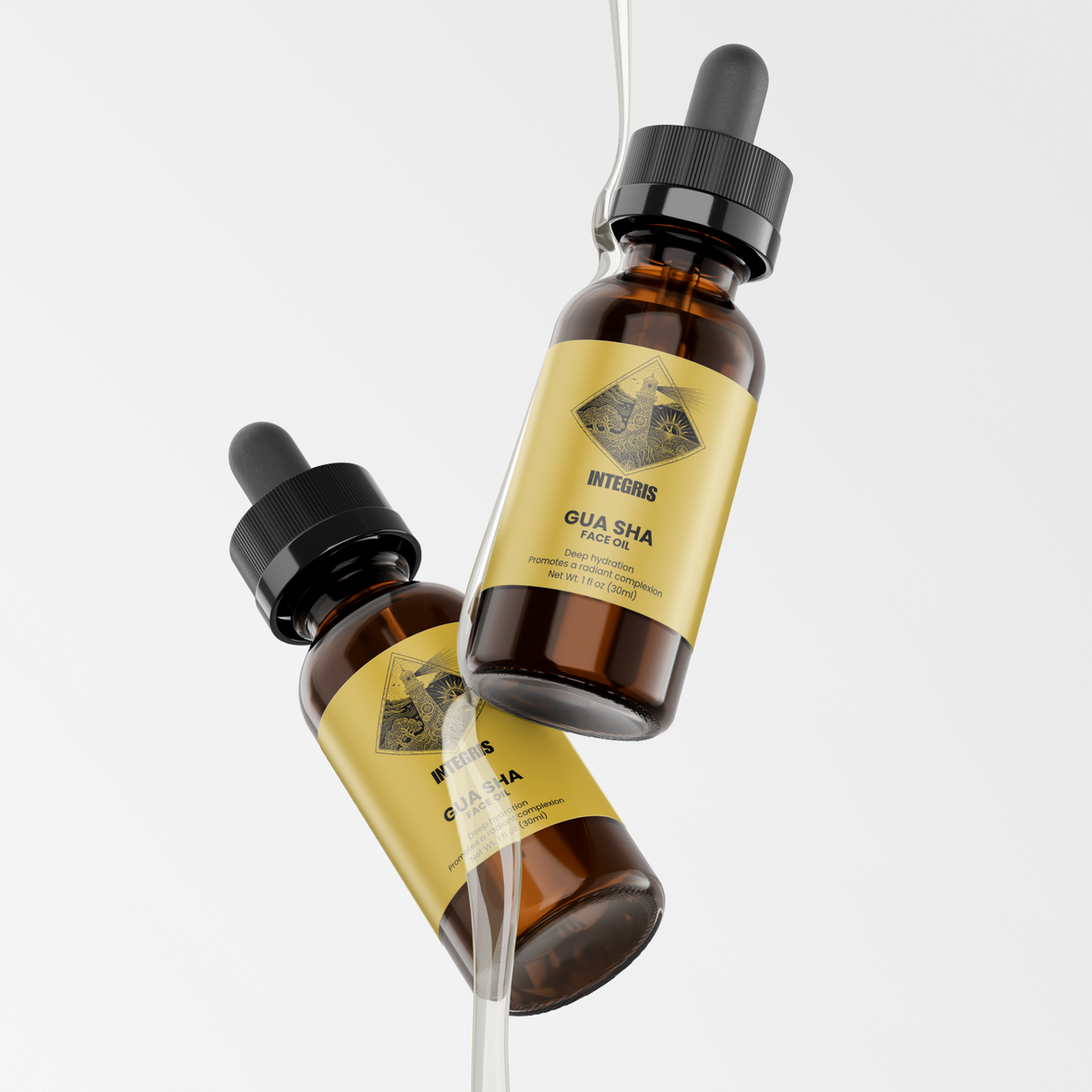 INTEGRIS Gua Sha Face Oil Rosehip and Camellia Oils 1 fl oz (30ml)