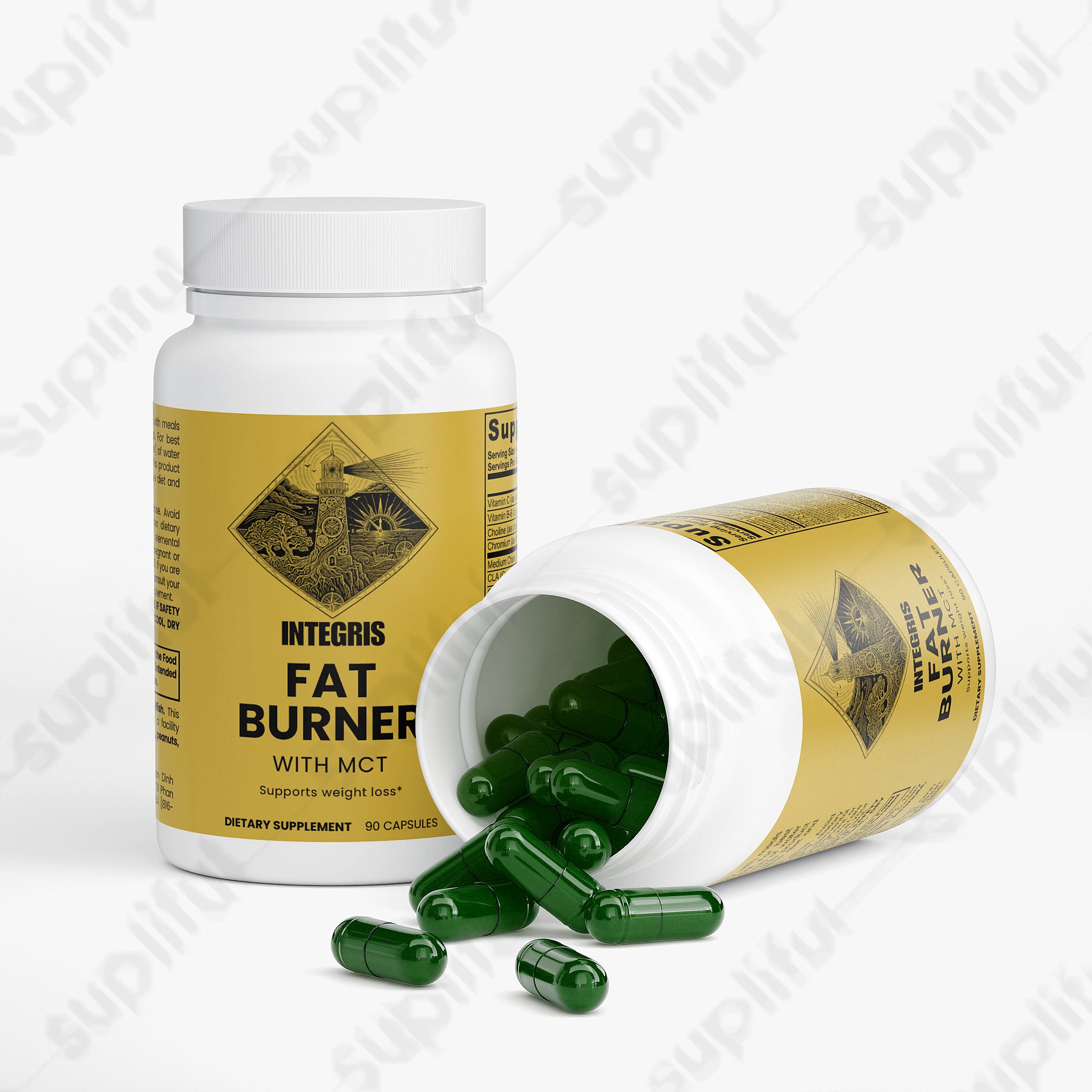 MCT Oil and L-Carnitine Fitness Formula Blend - 60 Capsules
