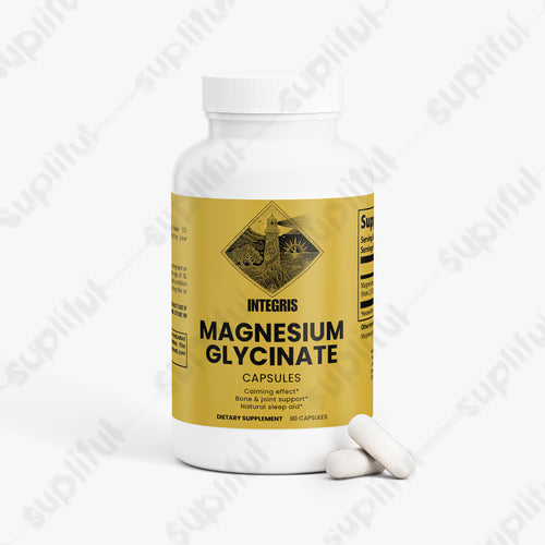 Bioavailable Magnesium Glycinate Relaxation and Muscle Support Complex (90 Capsules)