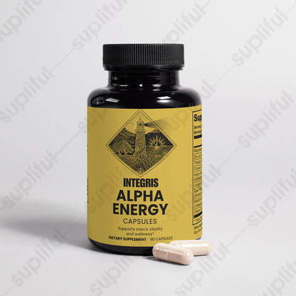 Alpha Energy Magnesium and Zinc Men's Botanical Blend - 90 Capsules