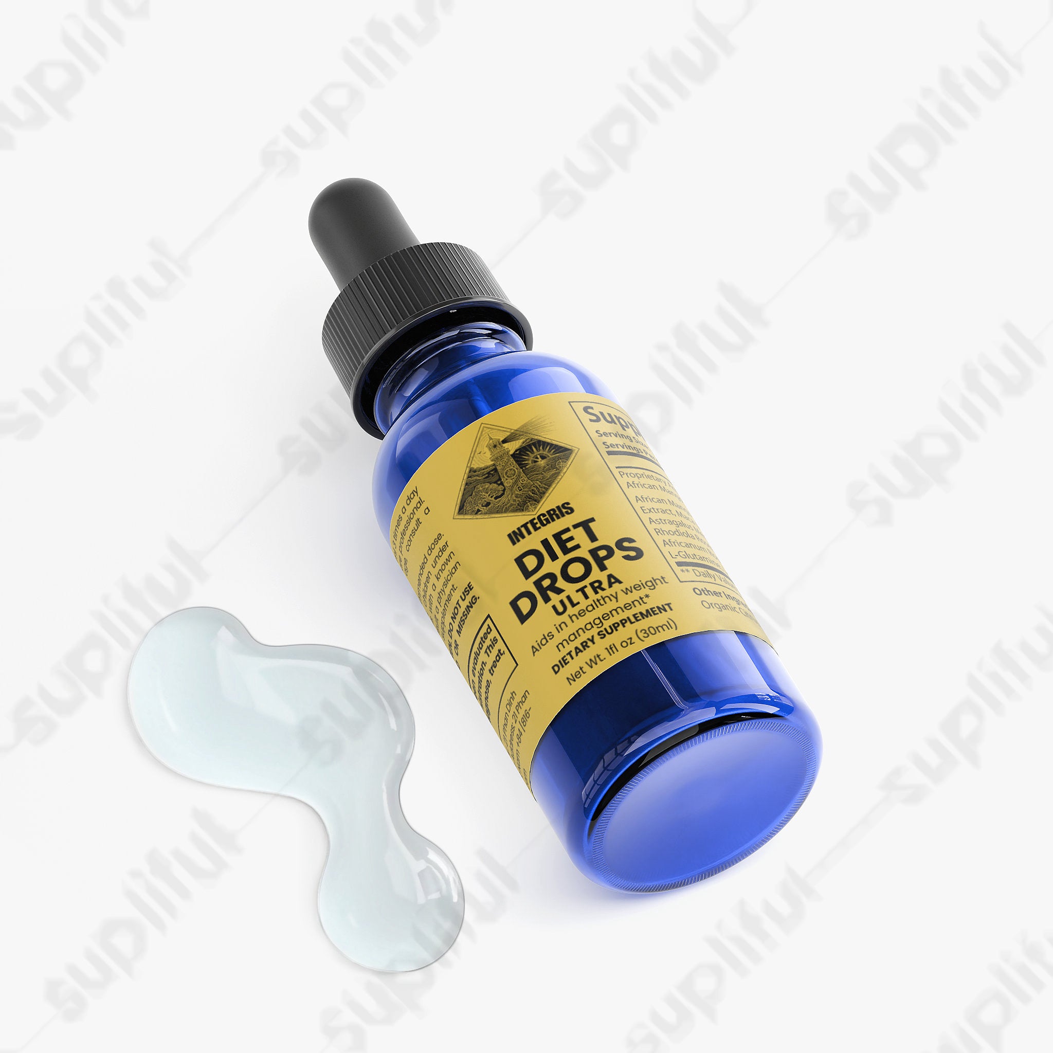 Diet Drops Ultra African Mango and Amino Acid Liquid Supplement - 1 oz (30ml)