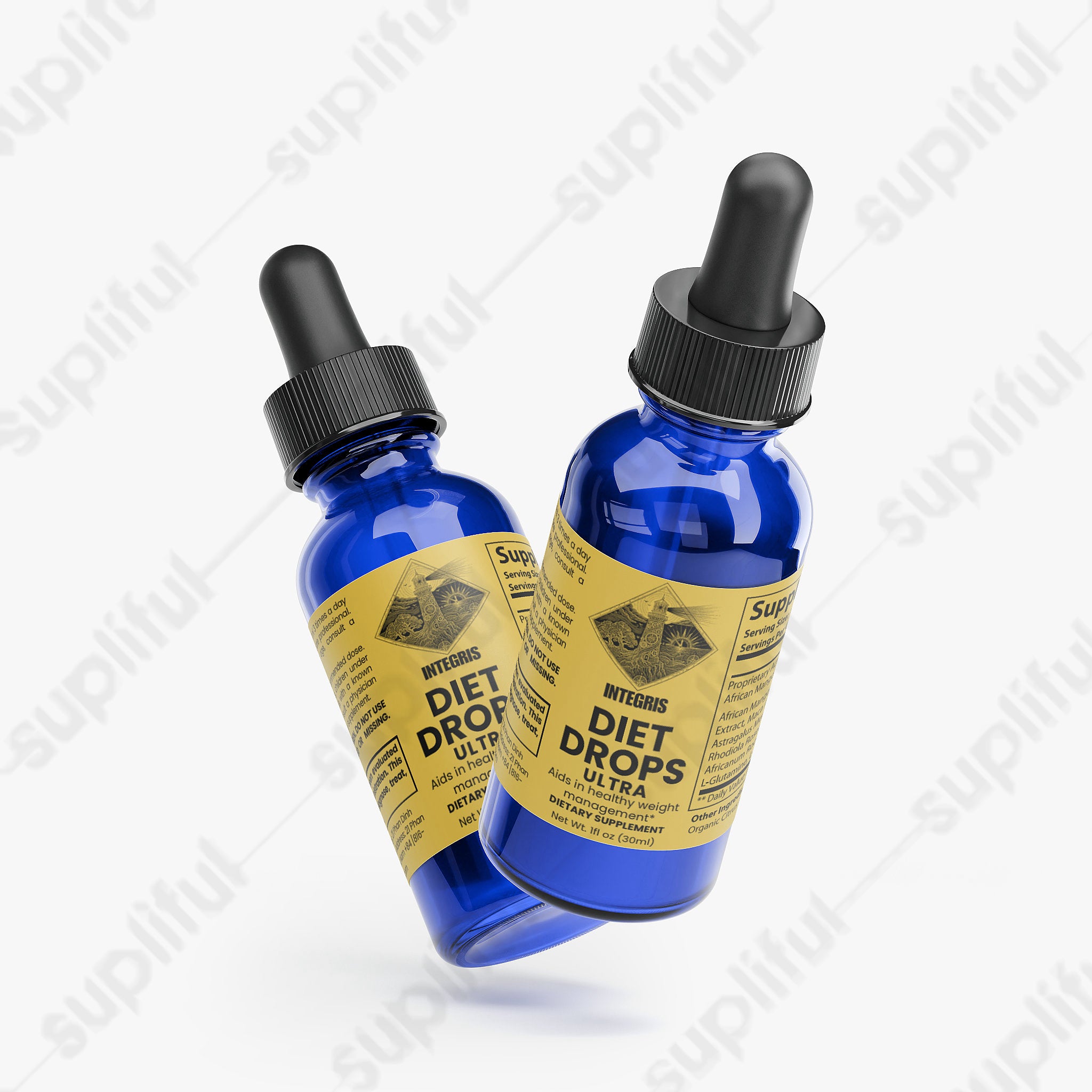Diet Drops Ultra African Mango and Amino Acid Liquid Supplement - 1 oz (30ml)