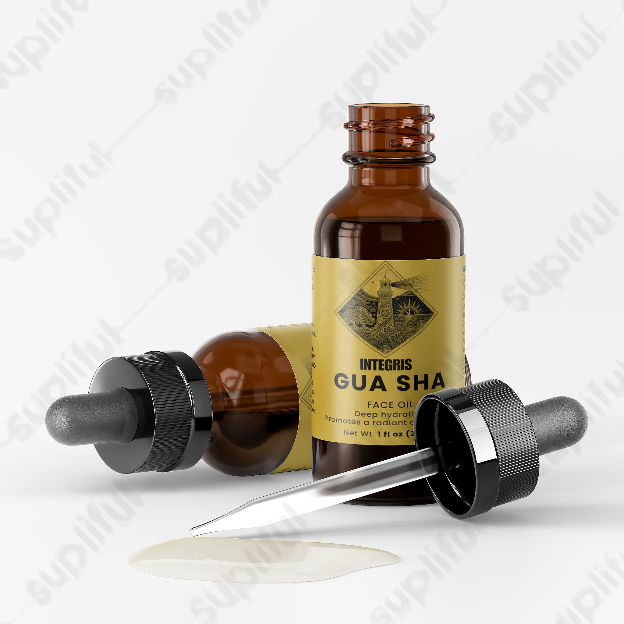 Gua Sha Face Oil with Rosehip and Camellia Oils - 1 fl oz (30ml)