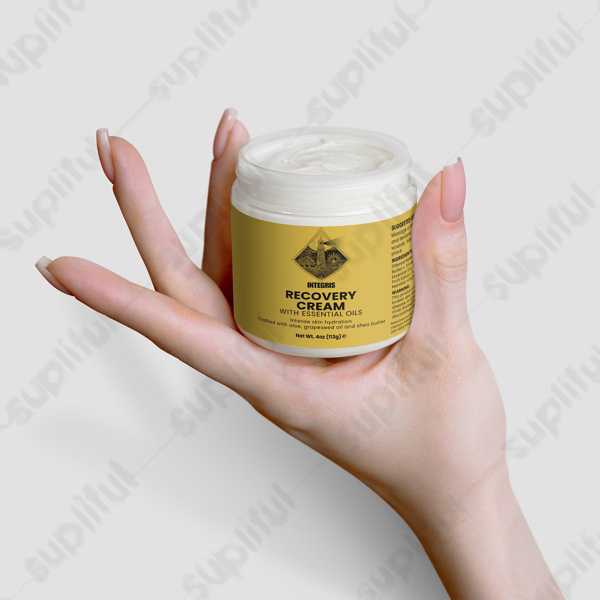 Recovery Cream with Aloe and Shea Butter - 4 oz (113g)