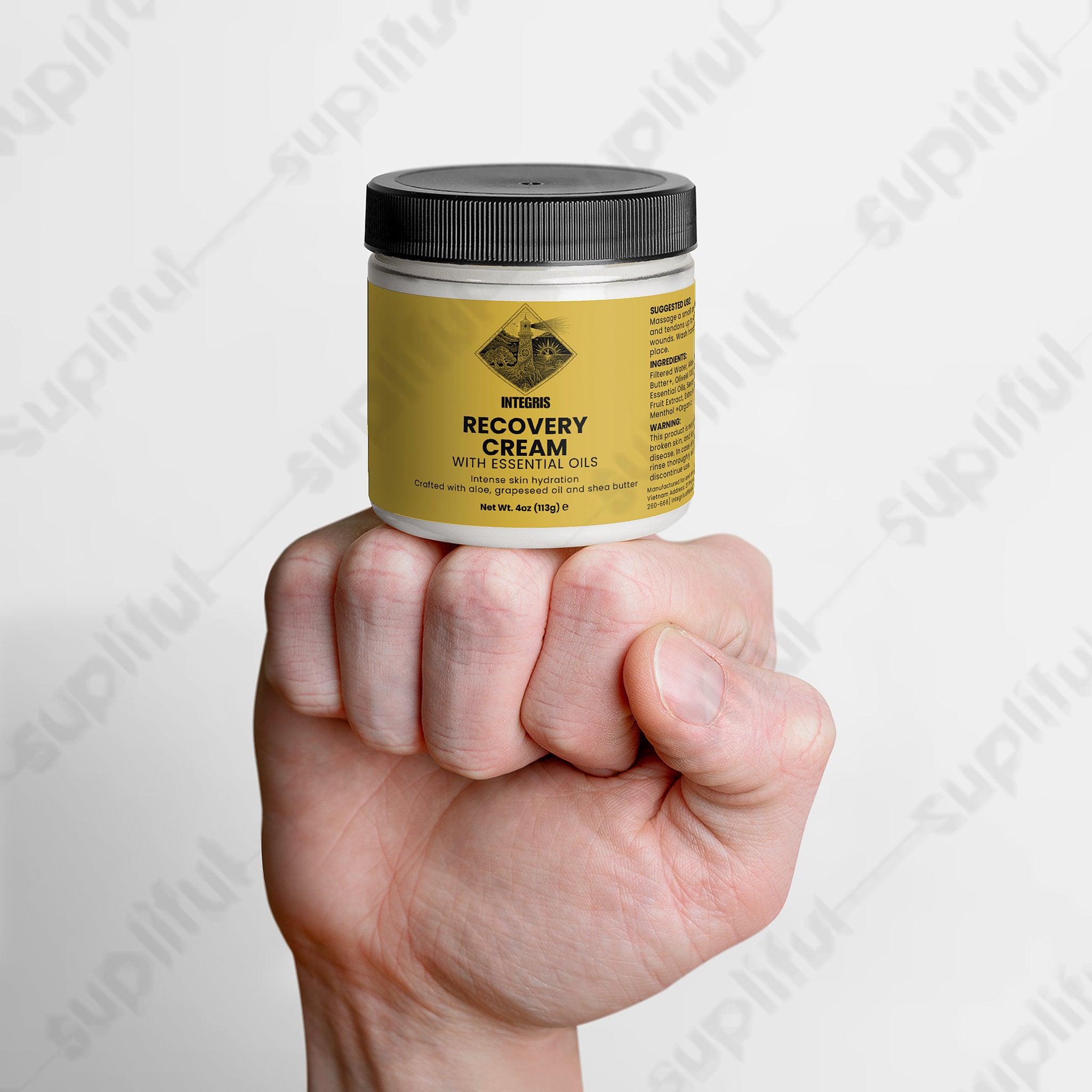 Recovery Cream with Aloe and Shea Butter - 4 oz (113g)