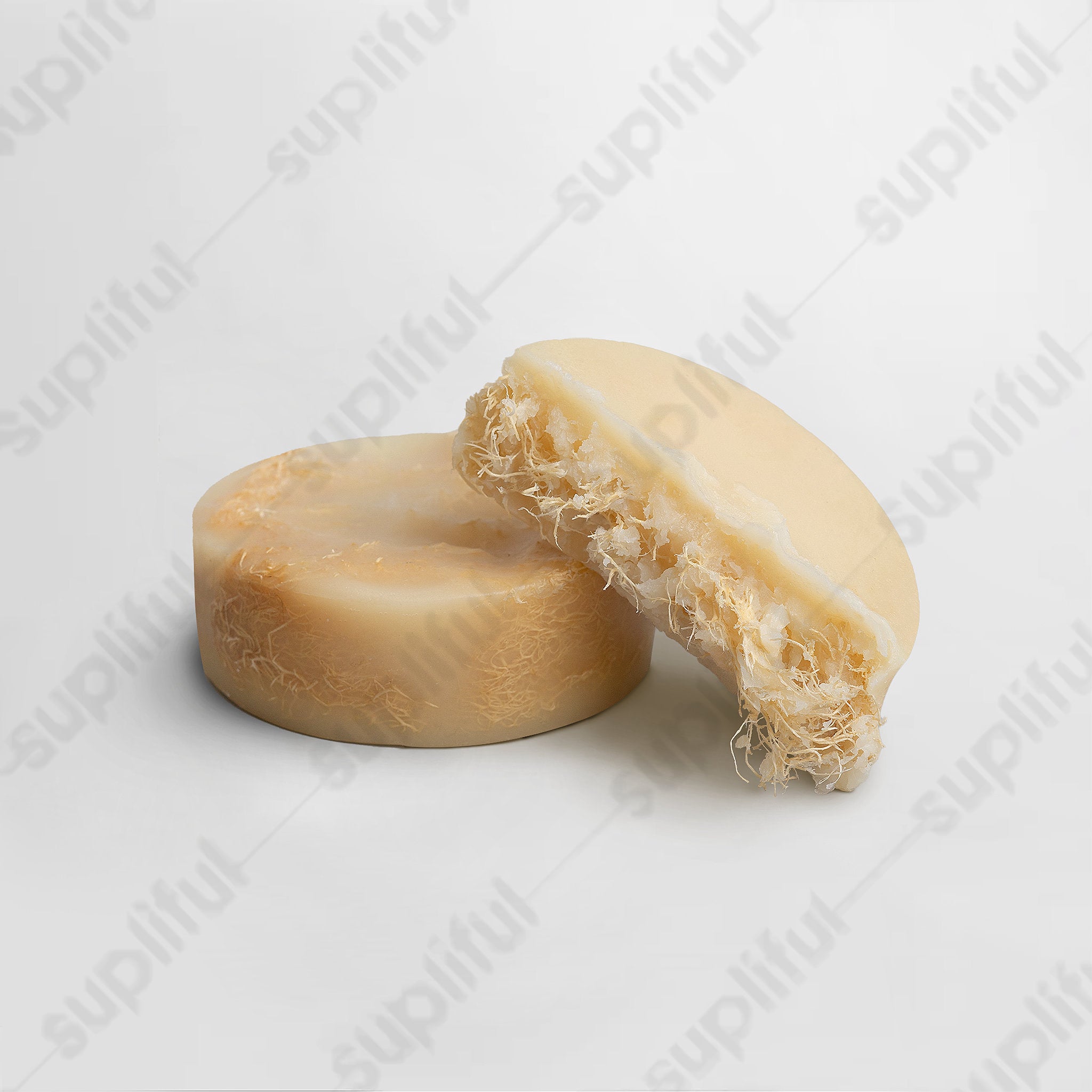 Exfoliating Luffa Bar Handmade Tea Tree and Grapefruit Soap - 4 oz (113g)