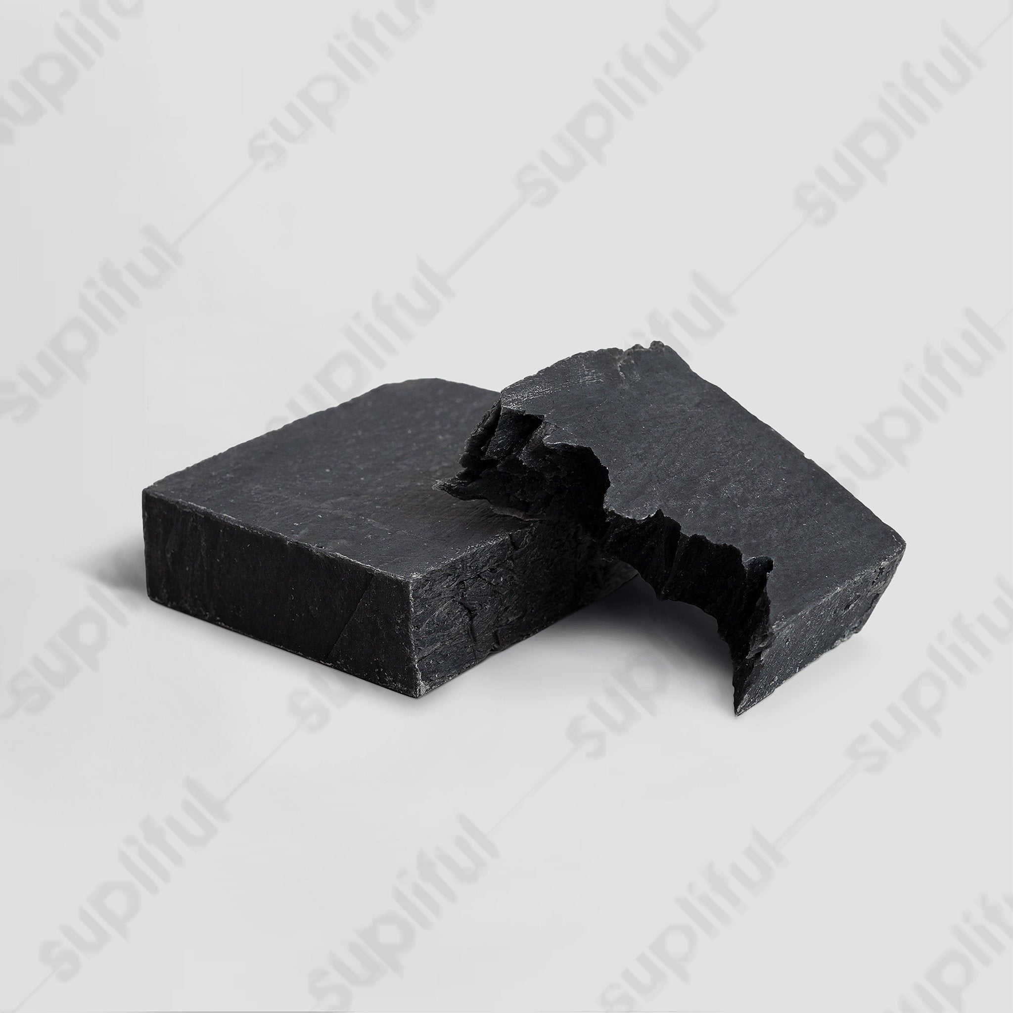 Charcoal Bar Soap with Peppermint and Tea Tree Essential Oils - 4 oz (113g)