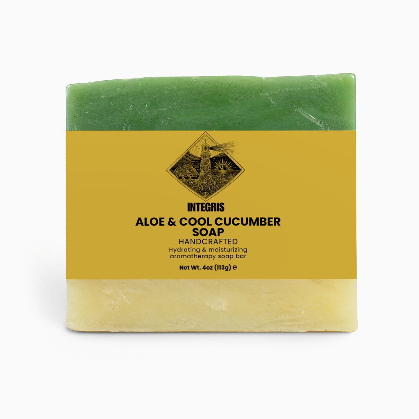 Refreshing Aloe and Cool Cucumber Soothing Skin Soap (4 oz)