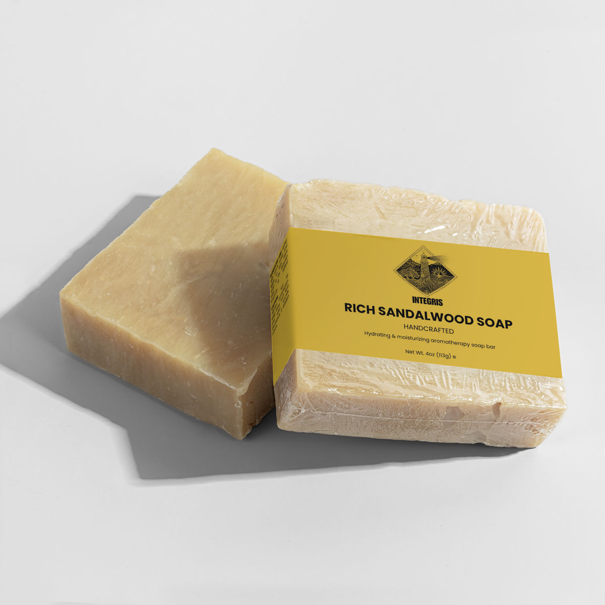INTEGRIS Rich Sandalwood Bar Soap Sensitive Skin 4 oz (113g)