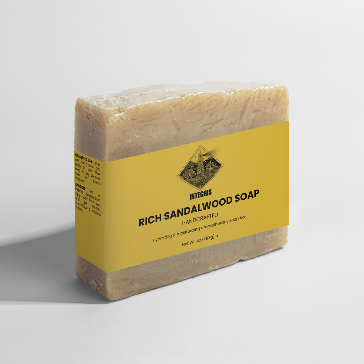 INTEGRIS Rich Sandalwood Bar Soap Sensitive Skin 4 oz (113g)