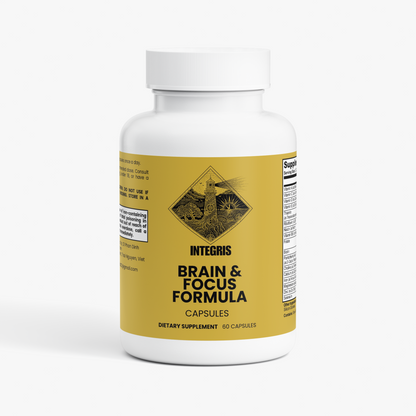 INTEGRIS Brain & Focus Formula Dietary Supplement 60 Veggie Capsules