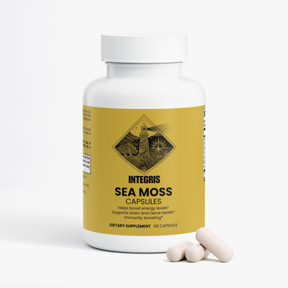 INTEGRIS Sea Moss Organic Irish Moss Blend Dietary Supplement 60 Capsules