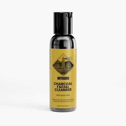 INTEGRIS Charcoal Facial Cleanser Paraben Free Face Wash 2 oz (56g)