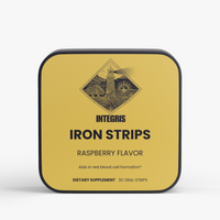 INTEGRIS Raspberry Flavored Iron and Folate Nutrient Strips (30 Strips)