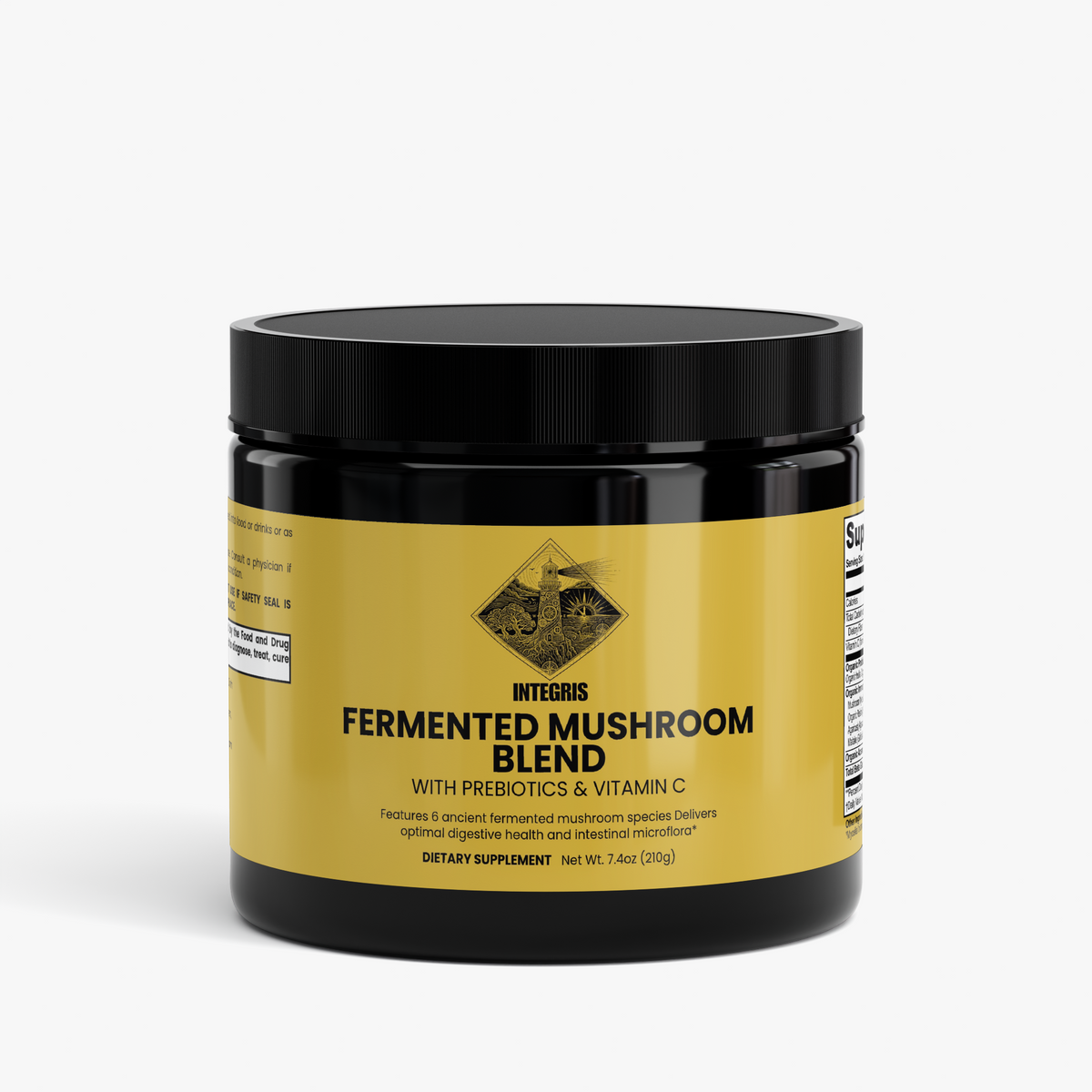 INTEGRIS Fermented Mushroom Blend Organic Dietary Supplement 7.4 oz (210g)