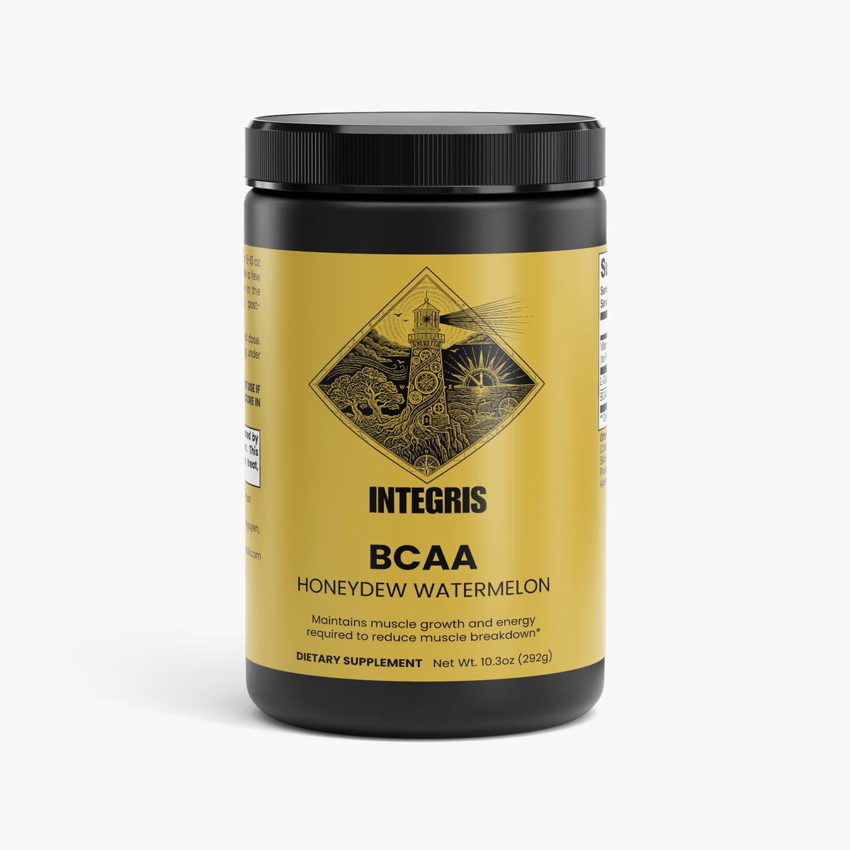 INTEGRIS Branched Chain Amino Acids and L-Glutamine Workout Powder Honeydew Watermelon Flavor 292g