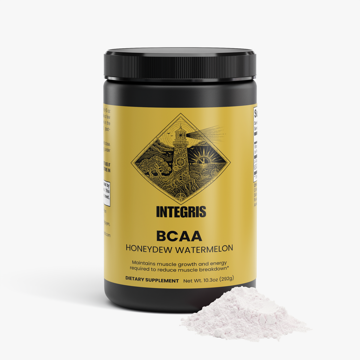 INTEGRIS Branched Chain Amino Acids and L-Glutamine Workout Powder Honeydew Watermelon Flavor 292g