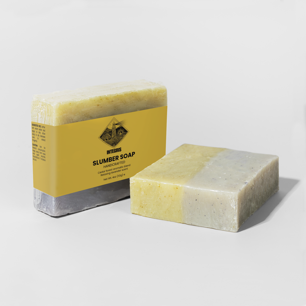INTEGRIS Slumber Soap Handmade Fir Needle and Lavender Bar Soap 4 oz (113g)