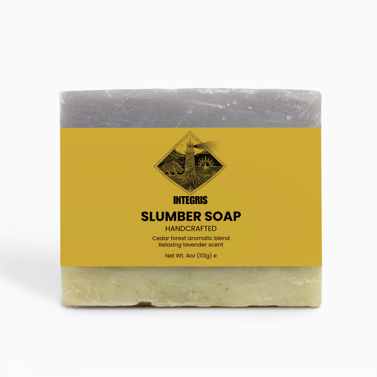 INTEGRIS Slumber Soap Handmade Fir Needle and Lavender Bar Soap 4 oz (113g)