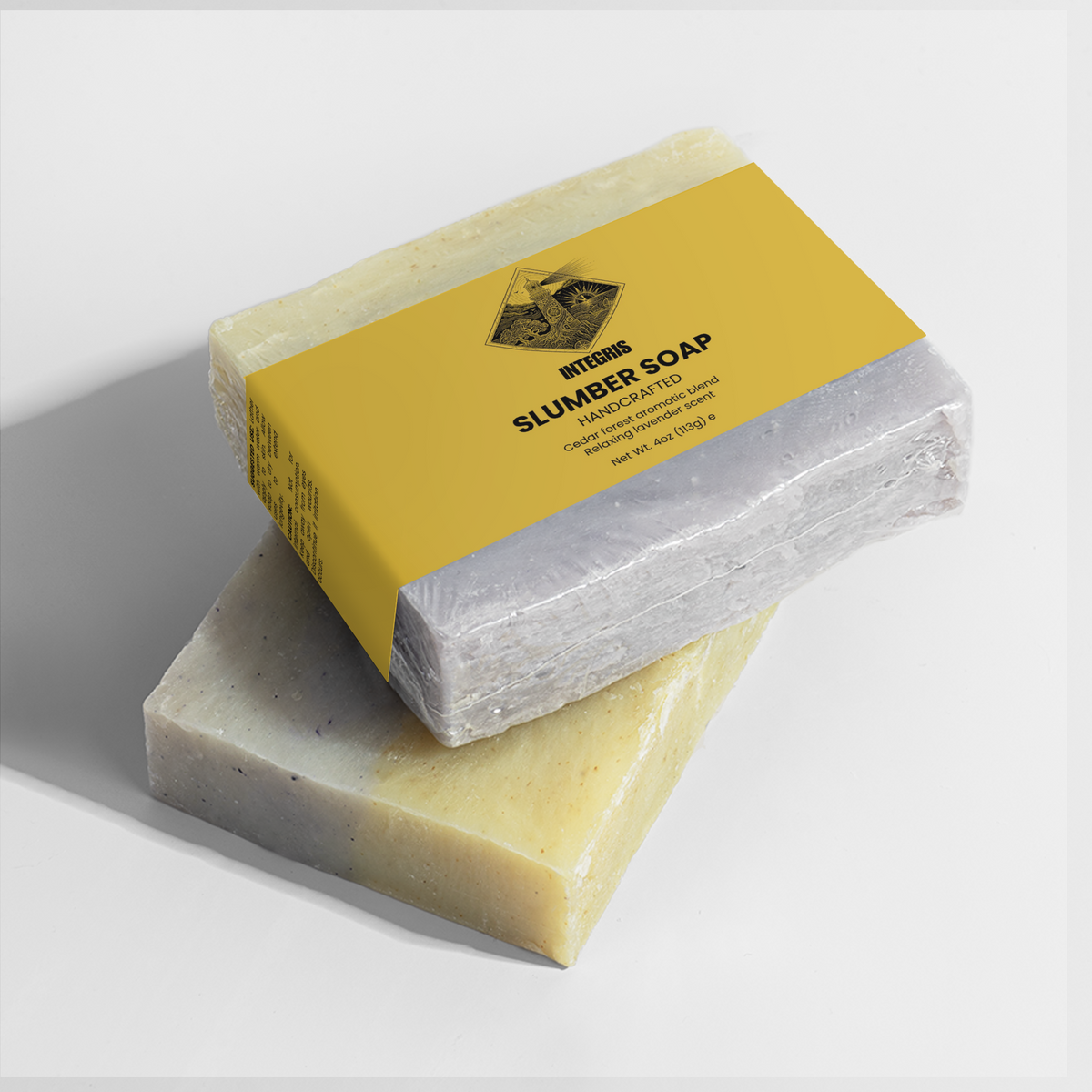 INTEGRIS Slumber Soap Handmade Fir Needle and Lavender Bar Soap 4 oz (113g)