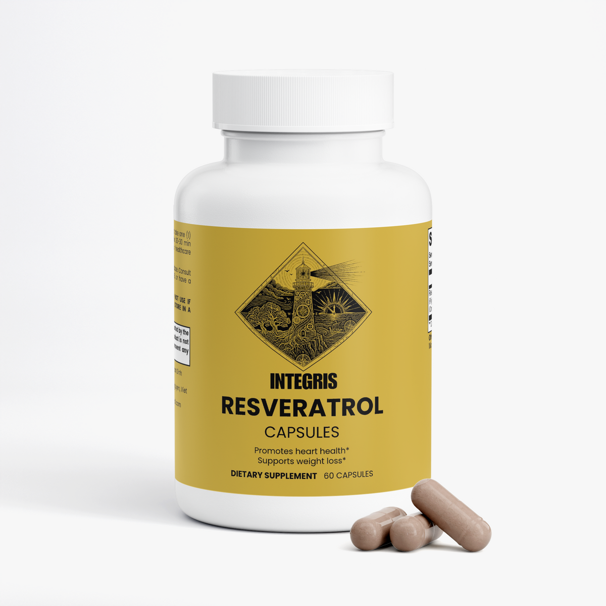 INTEGRIS Polygonum Cuspidatum Root Trans-Resveratrol Cellular Vitality Complex 60 Capsules