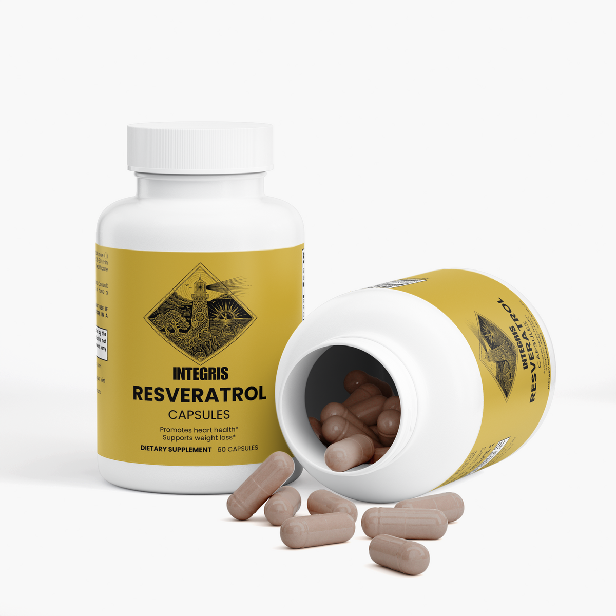 INTEGRIS Polygonum Cuspidatum Root Trans-Resveratrol Cellular Vitality Complex 60 Capsules