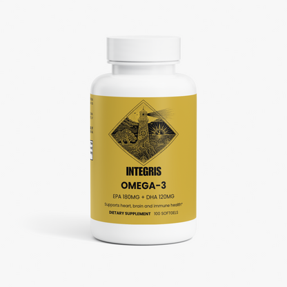 INTEGRIS Omega-3 Fish Oil Concentrate EPA 180mg DHA 120mg 100 Softgels