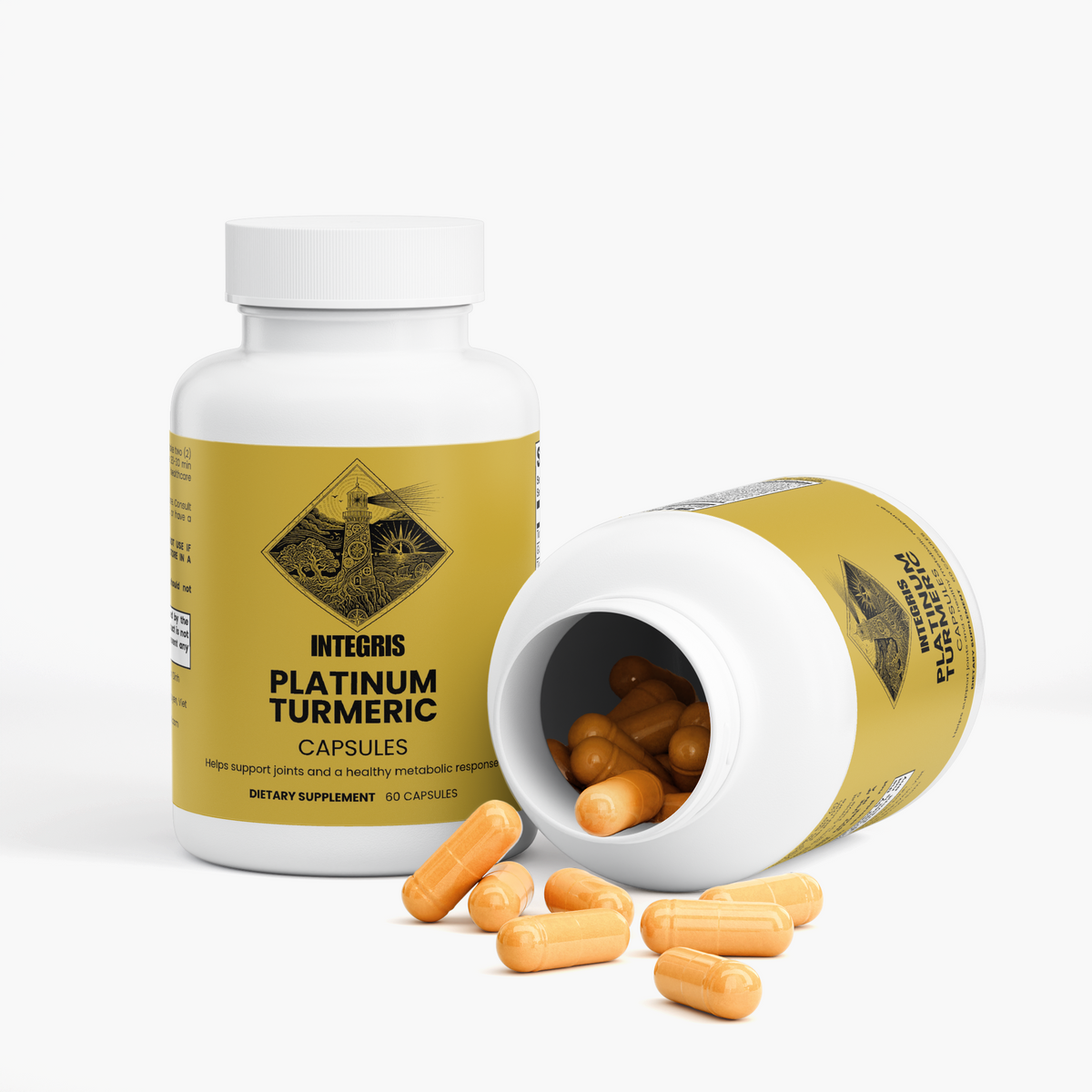 INTEGRIS Platinum Turmeric Complex Glucosamine and Boswellia 60 Capsules