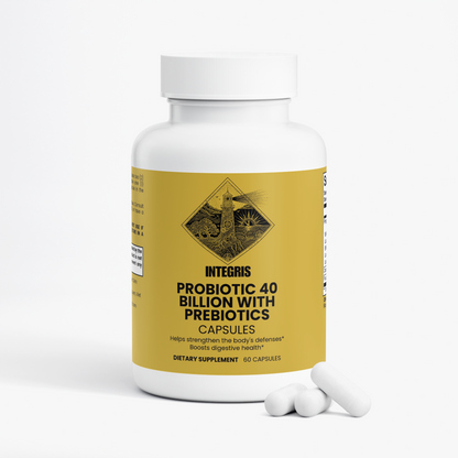 INTEGRIS Multi-Strain Bacteria Blend and Prebiotics for Wellness 60 Capsules