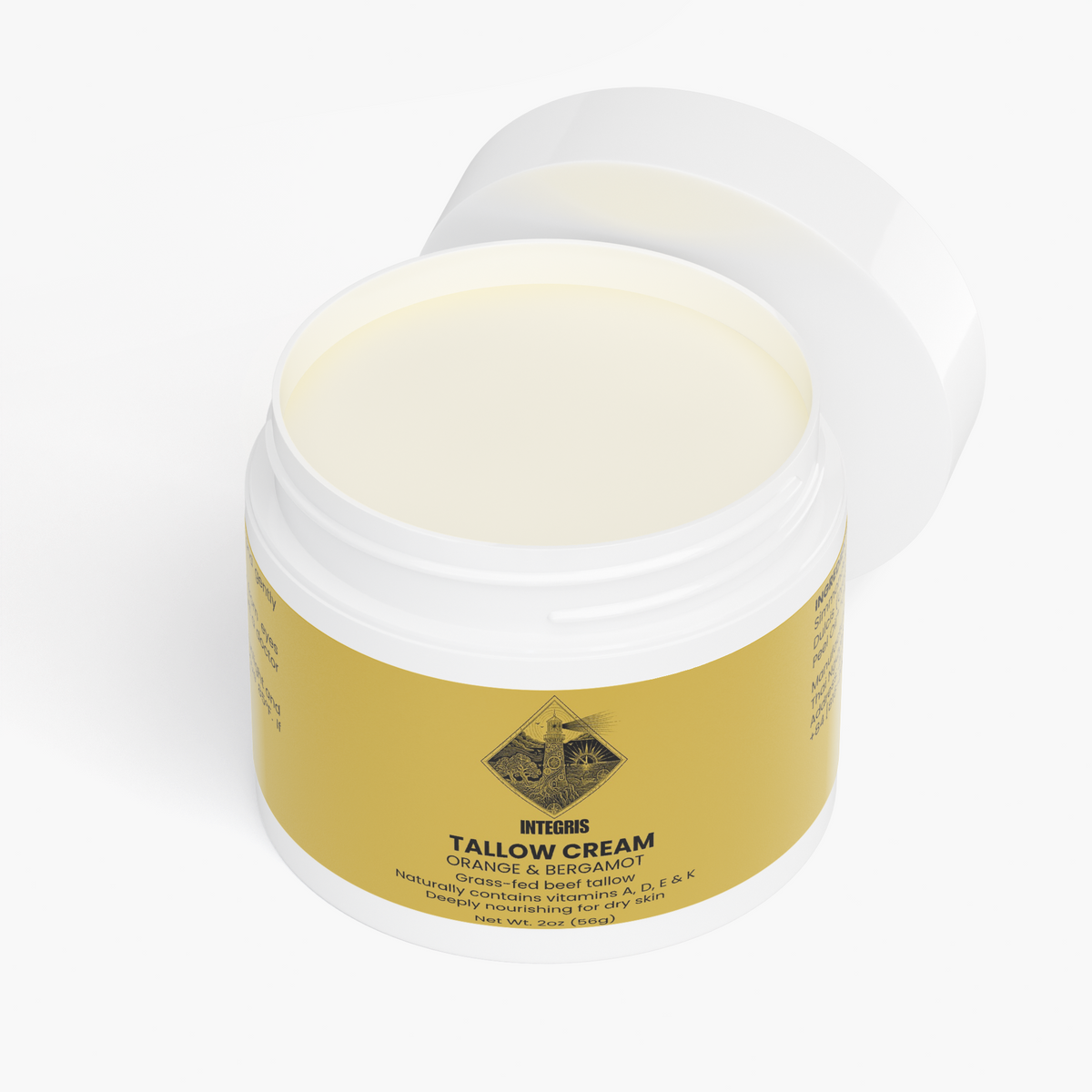 INTEGRIS Tallow Cream Orange and Bergamot Moisturizing Body Lotion 2 oz (56g)