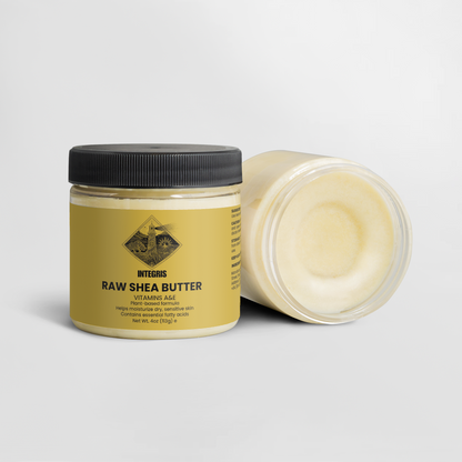INTEGRIS Organic Raw Shea Butter Plant-Based Skin and Hair Moisturizer 4 oz (113g)