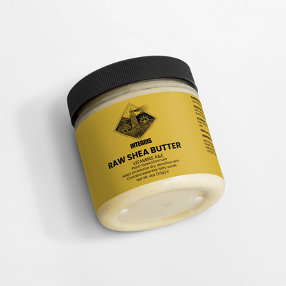 INTEGRIS Organic Raw Shea Butter Plant-Based Skin and Hair Moisturizer 4 oz (113g)