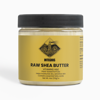 INTEGRIS Organic Raw Shea Butter Plant-Based Skin and Hair Moisturizer 4 oz (113g)