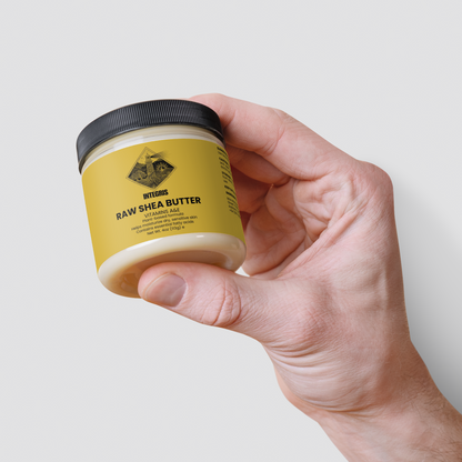 INTEGRIS Organic Raw Shea Butter Plant-Based Skin and Hair Moisturizer 4 oz (113g)