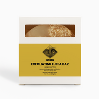 INTEGRIS Exfoliating Luffa Bar Handmade Tea Tree and Grapefruit Soap 4 oz (113g)
