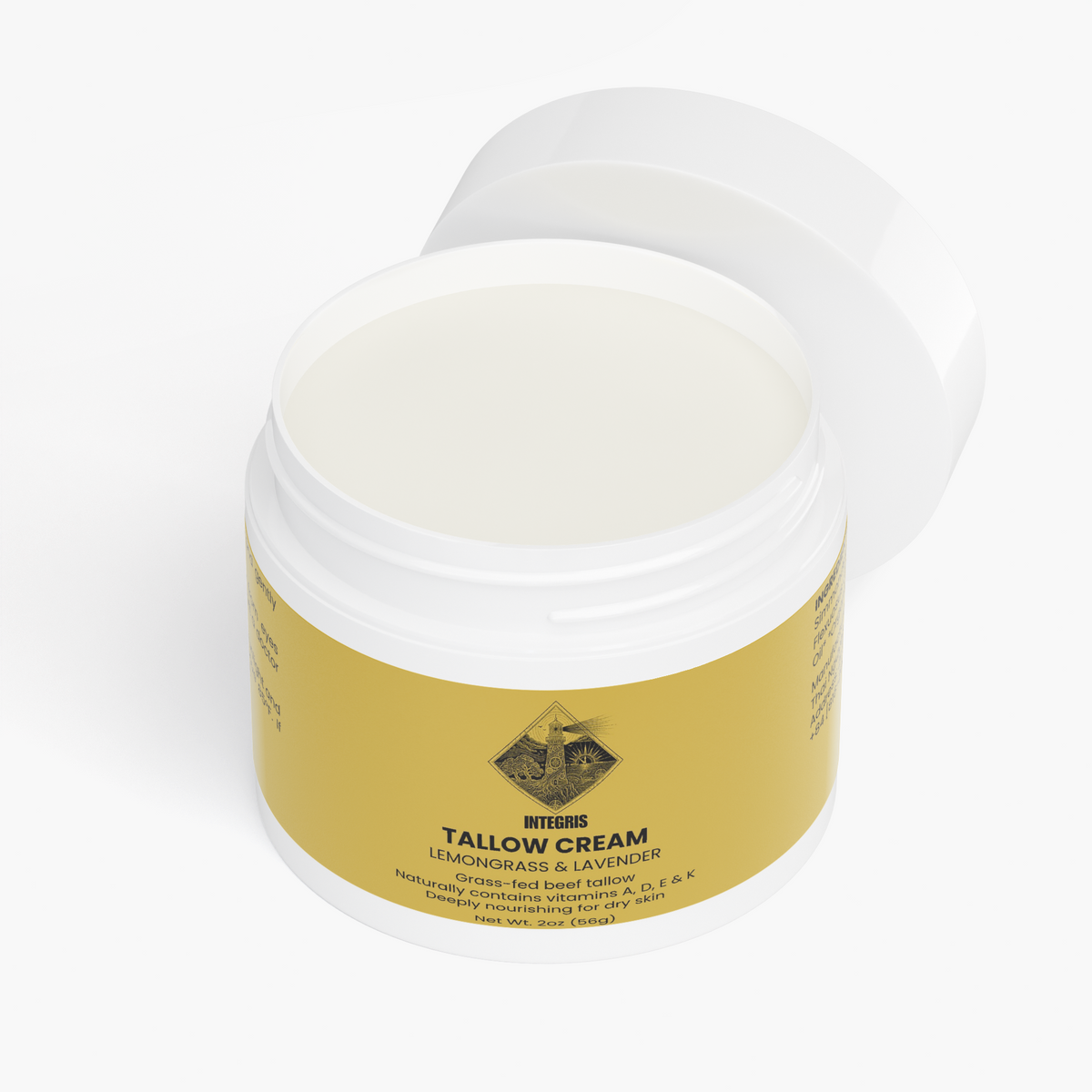 INTEGRIS Grass-Fed Beef Tallow Cream Lemongrass and Lavender 56g