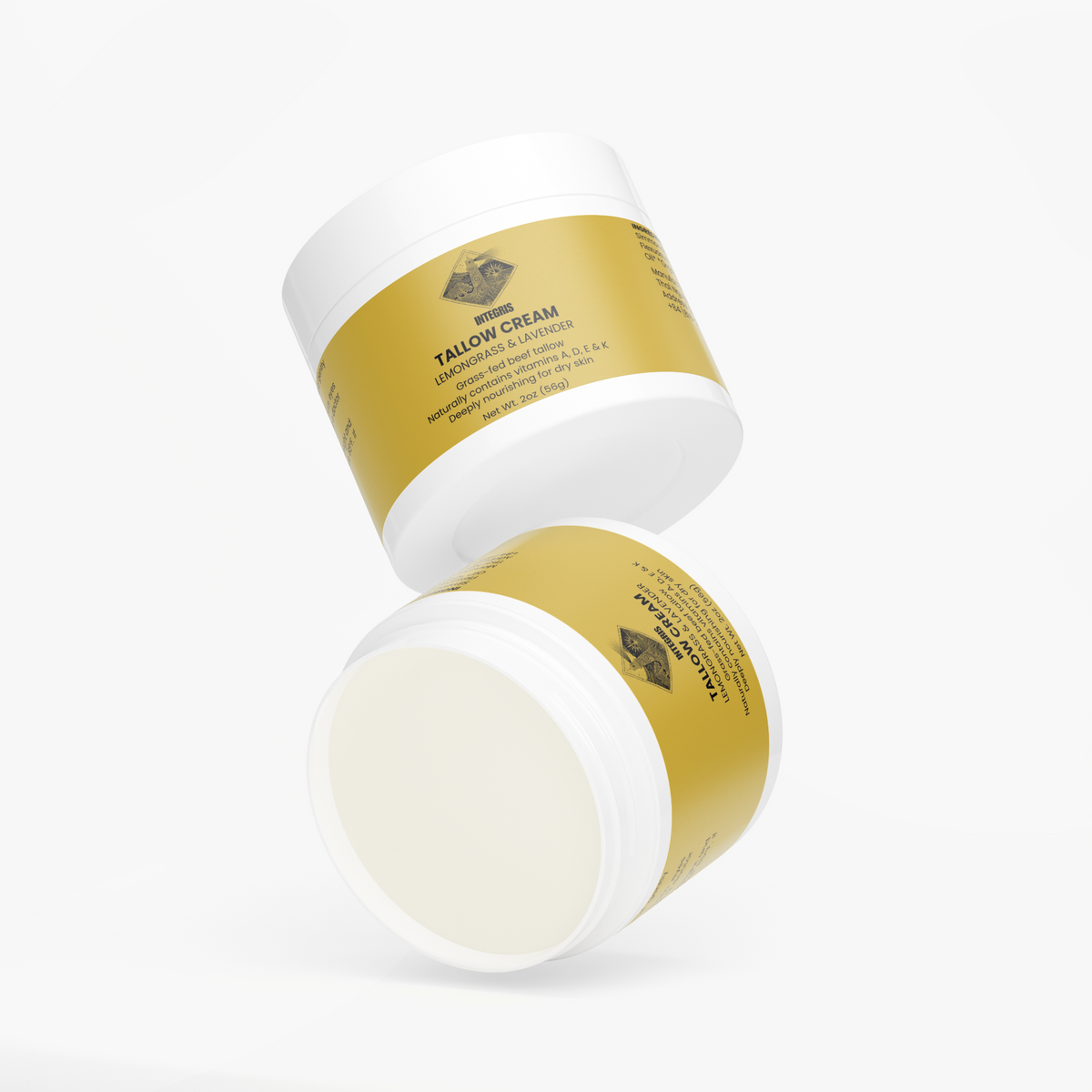 INTEGRIS Grass-Fed Beef Tallow Cream Lemongrass and Lavender 56g