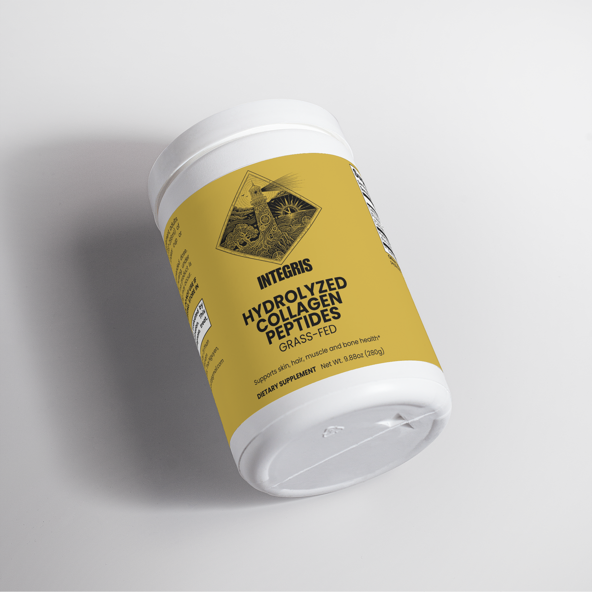 INTEGRIS Grass-Fed Hydrolyzed Collagen Peptides Unflavored Powder 280g