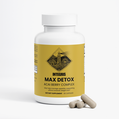 INTEGRIS Max Detox Acai Berry and Herbal Botanical Blend 60 Capsules
