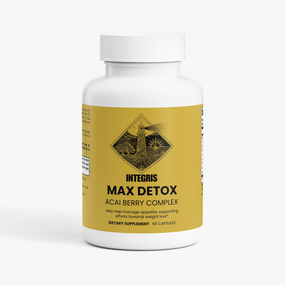 INTEGRIS Max Detox Acai Berry and Herbal Botanical Blend 60 Capsules