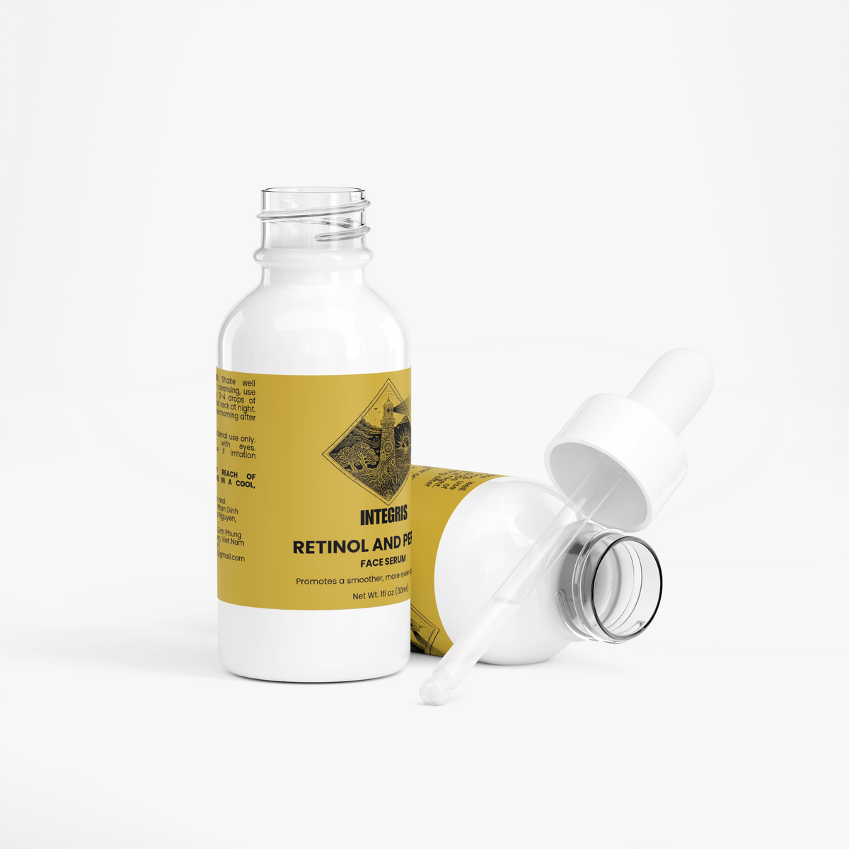 INTEGRIS Retinol and Hexapeptide-11 Nightly Skin Renewal Serum 1 fl oz (30ml)