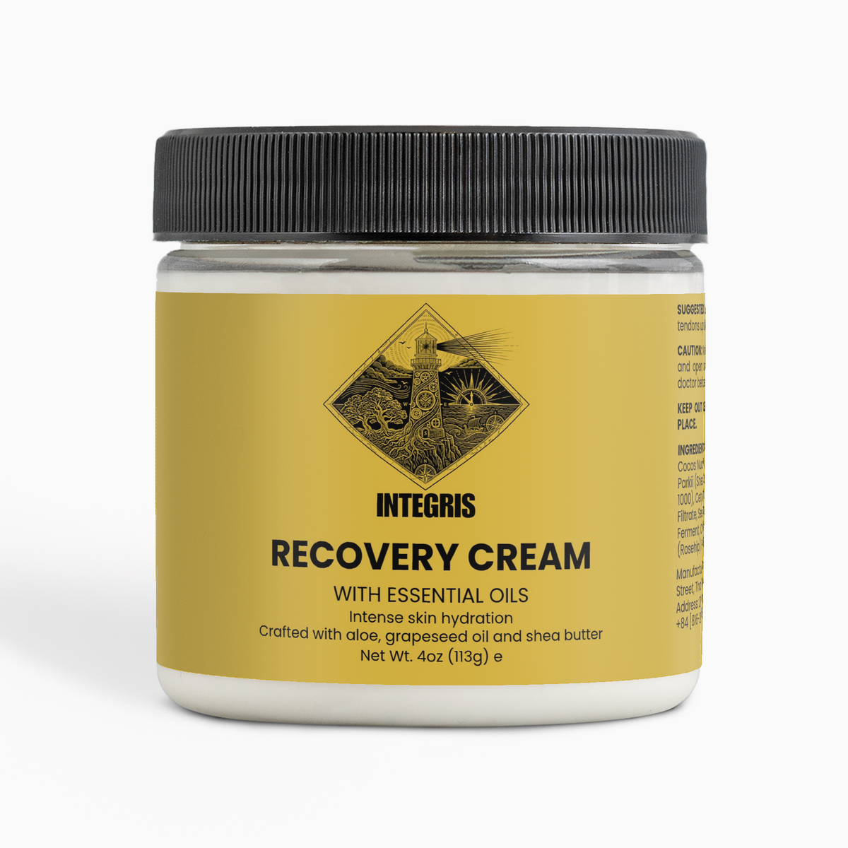 INTEGRIS Recovery Cream Aloe and Shea Butter Skin Lotion 4 oz (113g)