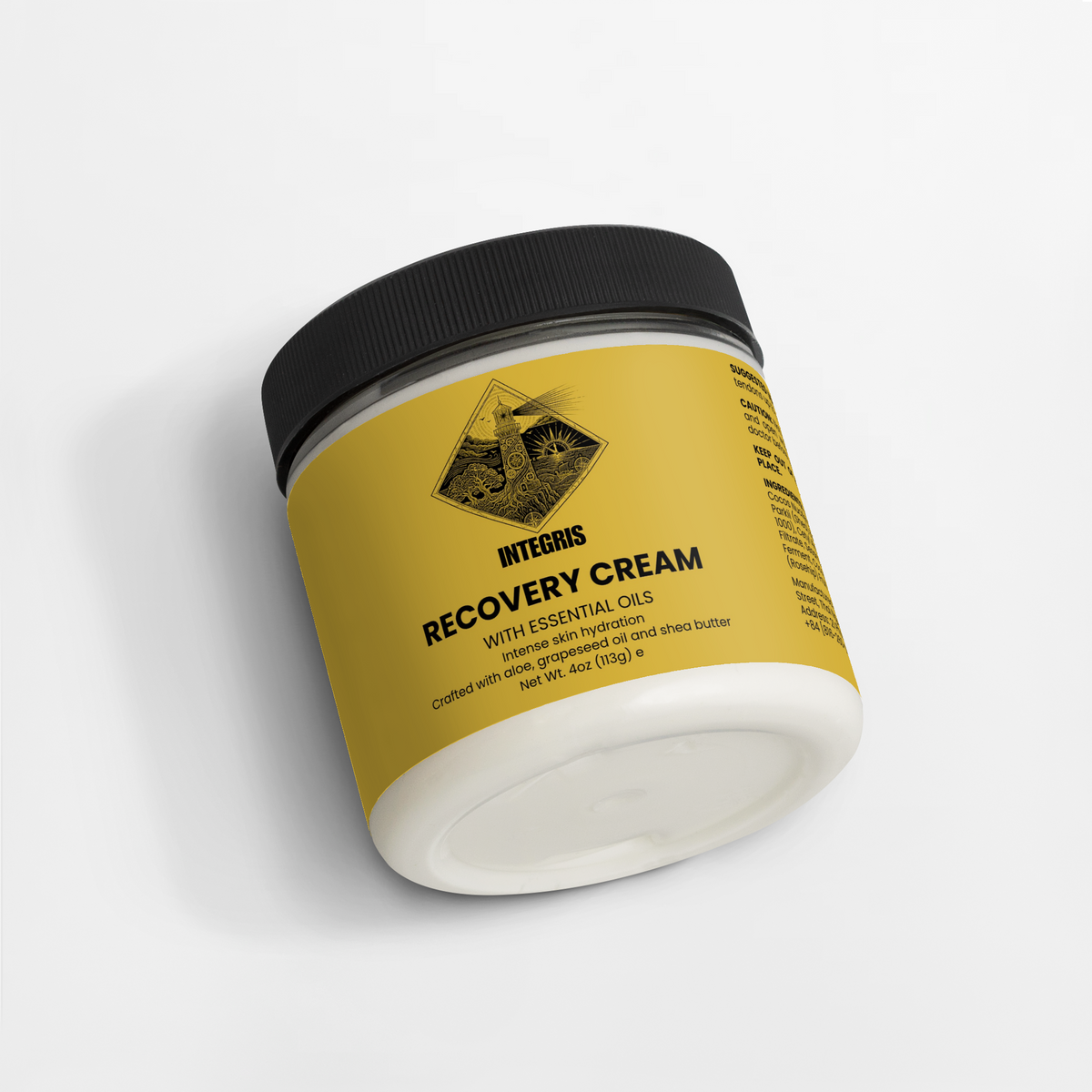 INTEGRIS Recovery Cream Aloe and Shea Butter Skin Lotion 4 oz (113g)