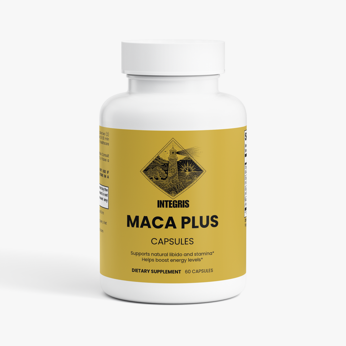 INTEGRIS Maca Plus Organic Triple Root Blend Dietary Supplement 60 Capsules