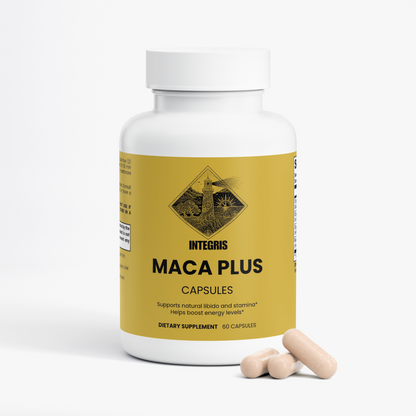 INTEGRIS Maca Plus Organic Triple Root Blend Dietary Supplement 60 Capsules