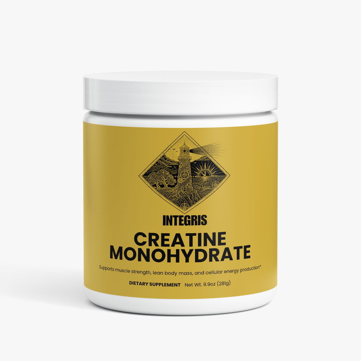 INTEGRIS Pure Micronized Creatine Monohydrate Unflavored Workout Powder 250g