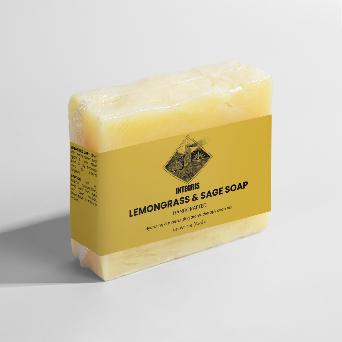 INTEGRIS Lemongrass & Sage Bar Soap Sensitive Skin 4 oz (113g)