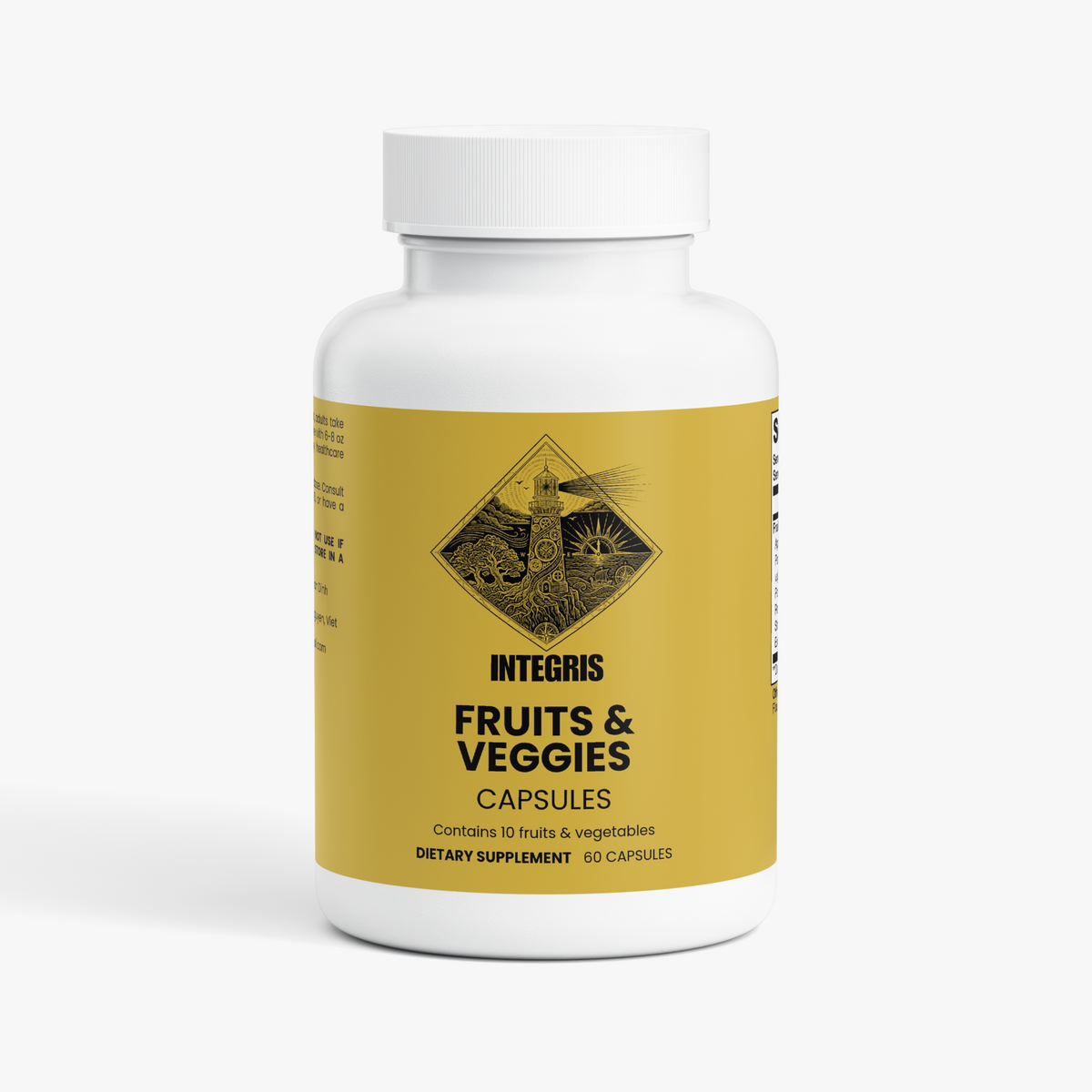 INTEGRIS Whole Food Fruit and Vegetable Powder Blend 60 Capsules