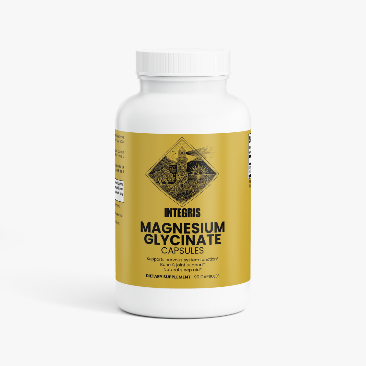 INTEGRIS Bioavailable Magnesium Glycinate Relaxation and Muscle Support Complex 90 Capsules