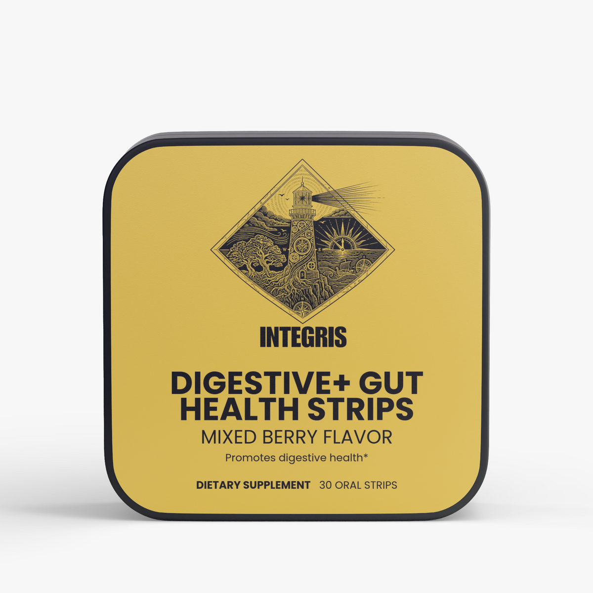 INTEGRIS Bacillus Coagulans and Protease Enzyme Blend Strips Mixed Berry Flavor 30 Oral Strips